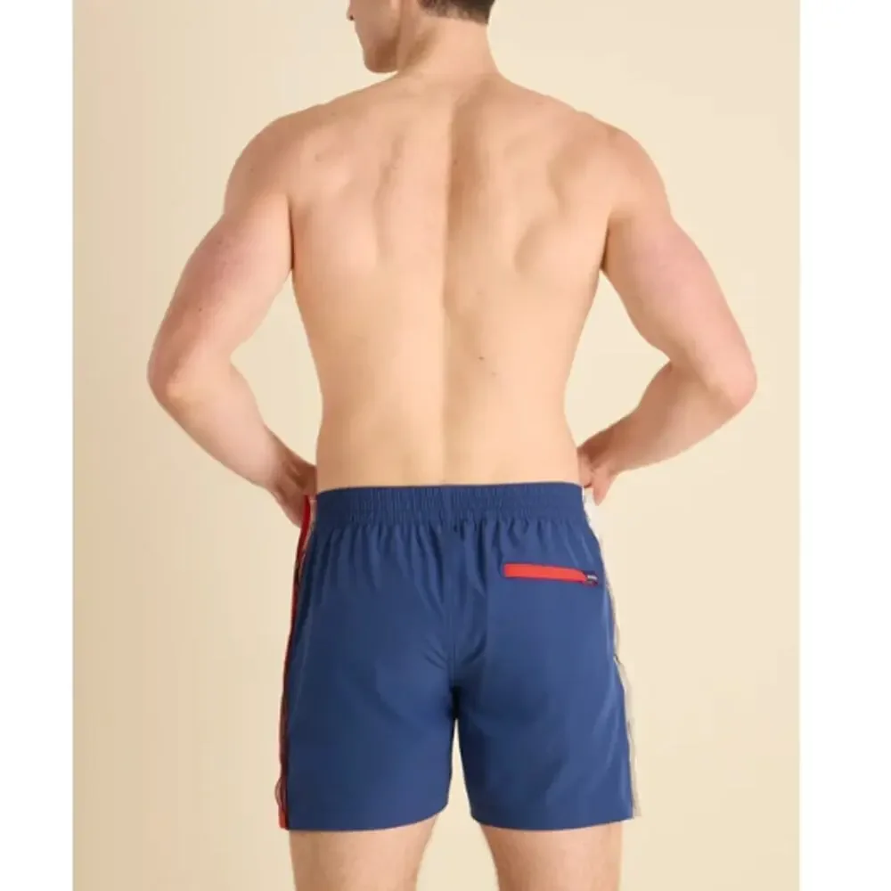 Chubbies Navy The Hidden Golds Tear-Away Swim Trunk Size XXL